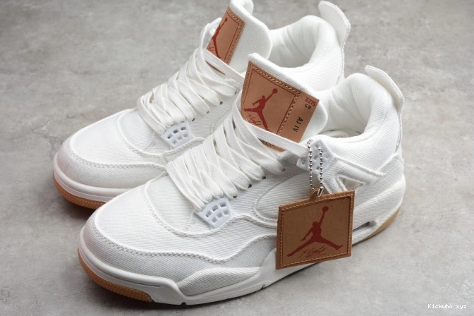 Air 4 Levi's x Jordan 'White' AO2571-100 0710